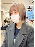 【soso 伊勢田】切りっぱなし×ミルクティー【横浜/ブリーチ】