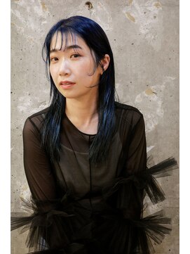 ソース(source) ///source//navy blue レイヤースタイル