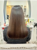 《乾かしただけで艶髪》エルクス髪質改善ストレート◎