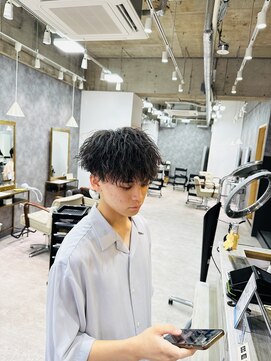 フォンド 津田沼(fond.) カルマパーマ/ベリーショート/ダークアッシュ/ニュアンスパーマ