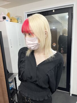 いろあそび 八王子 ブロンド×レッド