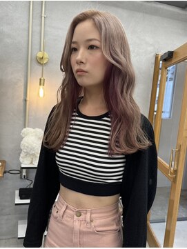 アルコイリスバイドールヘアー(ARCOIRIS by Dollhair) 都島/インナーカラー/ペールベージュ/くびれヘア