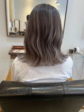 ヘアーラニッシュ 船橋店(hair Lanish) 白髪ぼかしハイライト/マロンベージュ/20代30代40代