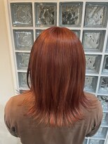 ボアップ 新居浜店(boappu) #オレンジカラー#ダブルカラー#カラー#ブリーチカラー