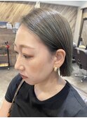ミニボブ×オリーブアッシュ