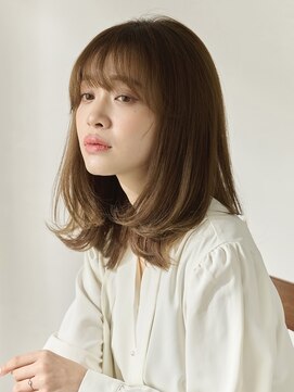 タヤ 府中店(TAYA) 20代シースルーハイライトラベンダーカラーナチュラルストレート