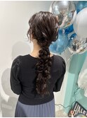 編みおろしツイン