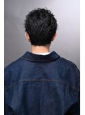 大人かきあげパーマ