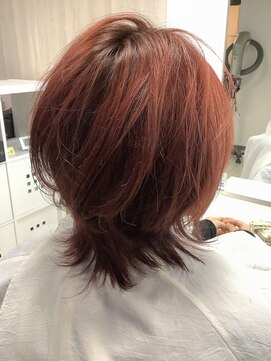 ヘアースペース シエル(Hair Space Ciel) ウルフカット　ミディアムレイヤー
