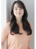 大人可愛いナチュラルロング