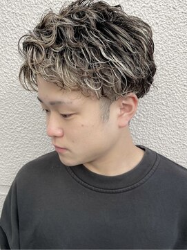 オアハカタ(oa hakata) ゆるパーマ×ハイライト