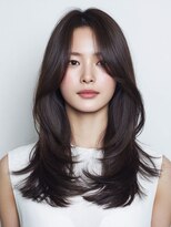 アースモード 亀戸店(EARTH Mode) こなれ◎ロングレイヤー茶髪×韓国風くびれ小顔