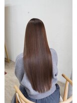 アリー 原宿 表参道(ALLY)&nbsp;ALLY稲木 髪質改善×ブリーチなしグレージュカラー