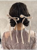 藤沢/ヘアセット/アレンジ/ツインアレンジ/結婚式ヘア