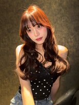 カノエ(canoe)&nbsp;ワインレッドカラー顔周りレイヤー20代～50代【西新大濠荒戸】