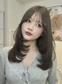 ブリーチなしダブルカラーレイヤーカット髪質改善原宿