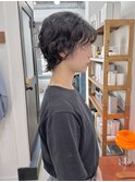 ハッシュカット/グレージュ/デザインカラー［自由が丘］