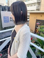 ミント(mint)&nbsp;オリーブグレージュ/オリーブカラー/ボブ/切りっぱなしボブ