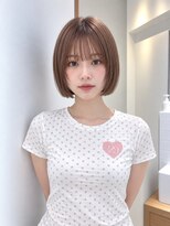 フォト 新宿三丁目(foto)&nbsp;髪質改善縮毛矯正地毛風ストレート切りっぱなしボブ