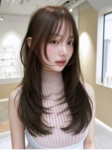 ケシキ 表参道 原宿(kesiki.)&nbsp;20代30代40代韓国風レイヤー顔周りカットハッシュカット
