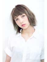 ウィーブス セタガヤ(weaves -SETAGAYA-)&nbsp;[weaves -SETAGAYA-] 目を惹く…外国人風グリーンアッシュカラー