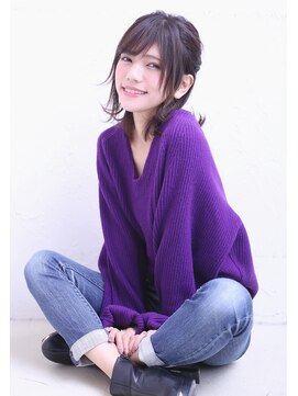 フロール(florun) 【florun.】ねじり編み込みのハーフアップ