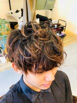 クフィア メンズヘアー カンポ 難波店(CUFFIA MEN'S HAIR CAMPO)&nbsp;マッシュ×ルーズウェーブ
