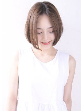 エストリア 栄店(ESTREA) 大人可愛いシンプルなボブ by鬼頭