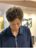 アップバングショート