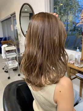 O シークレットカラー艶髪大人可愛いワンカールレイヤー