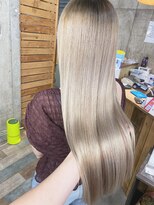 ヘアカロン 熊本本店(Hair CALON)&nbsp;ホワイトブロンド×超音波トリートメント