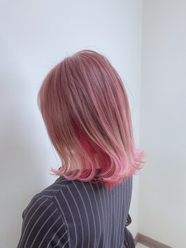 ヘアリゾートエーアイ 高田馬場店(hair resort Ai) インナーピンク