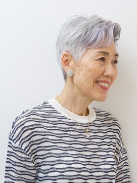 えがお美容室 【えがお美容室】50代60代に人気◎フロントアップショート