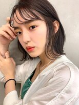 ブラン 天王寺(Blanc)&nbsp;【Blanc】耳掛けボブショート＿シースルー前髪9463