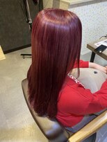 シャインヘアフラッペ 新百合ヶ丘2号店(Shine hair frappe) 濃厚ピンク