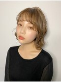 透明感カラー×外ハネボブ☆