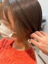 コルテ(Corte)&nbsp;イヤリングカラー×ミニボブ♪