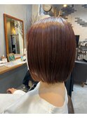 【ALMO】ピンクグレージュボブ