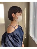 伸ばしかけショート/ぱつっとボブ/ぷつっとカット［南青山］
