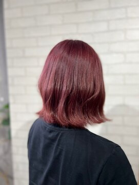 ビス ヘア アンド ビューティー 西新井店(Vis Hair&Beauty) 透明感カラー★ダブルカラーブリーチピンクブラウン