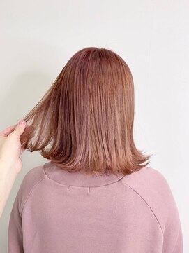 エヌプラス(N+) 黒髪グラデヘアーオリーブグレー小顔に見せるヘアココアベージュ