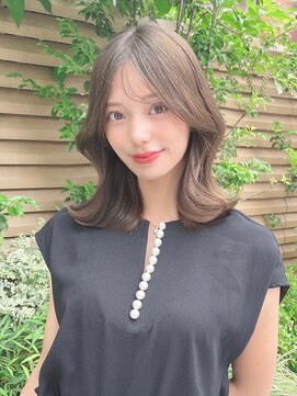 ミラリー トウキョウ(Mirareee Tokyo) 20代30代40代◎韓国ヘアー顔周りレイヤー青髪似合わせカットロブ