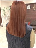 切りっぱなしロブ×オレンジカラーで可愛く★中村大輔