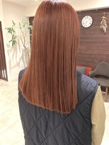 ジャム(Jam)&nbsp;切りっぱなしロブ×オレンジカラーで可愛く★中村大輔