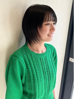 ヘアスペースブルーム エボリューション 庄内店(HAIR SPACE BLOOM evolution)の写真/サイドやバックのシルエットまで美しい”似合わせカット”本気で可愛く、綺麗に♪髪質改善&学割も人気◎