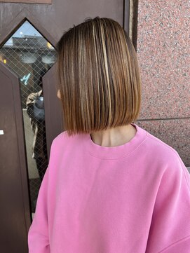 サロンドミルク 溝の口店(salon de MiLK) 20代30代40代/ボブ/顎下ボブ/むすべボブ［溝の口］