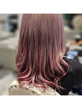 アマス 平塚店(Amas) ピンクベージュ×インナーレッド