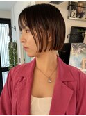 大人可愛い/切りっぱなしボブ/ショートボブ/ミニボブ/20代30代