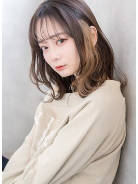 フレームプラス なんば駅前店(FRAME+) 【FRAME×全席個室】大人かわいいラフ小顔外はねボブ