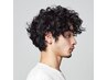 《ワイルドx 清潔感 》『 ふんわりカーリーヘア 』スパ付き ￥13500→￥10000